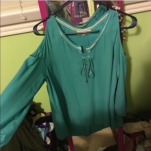 Cold shoulder top