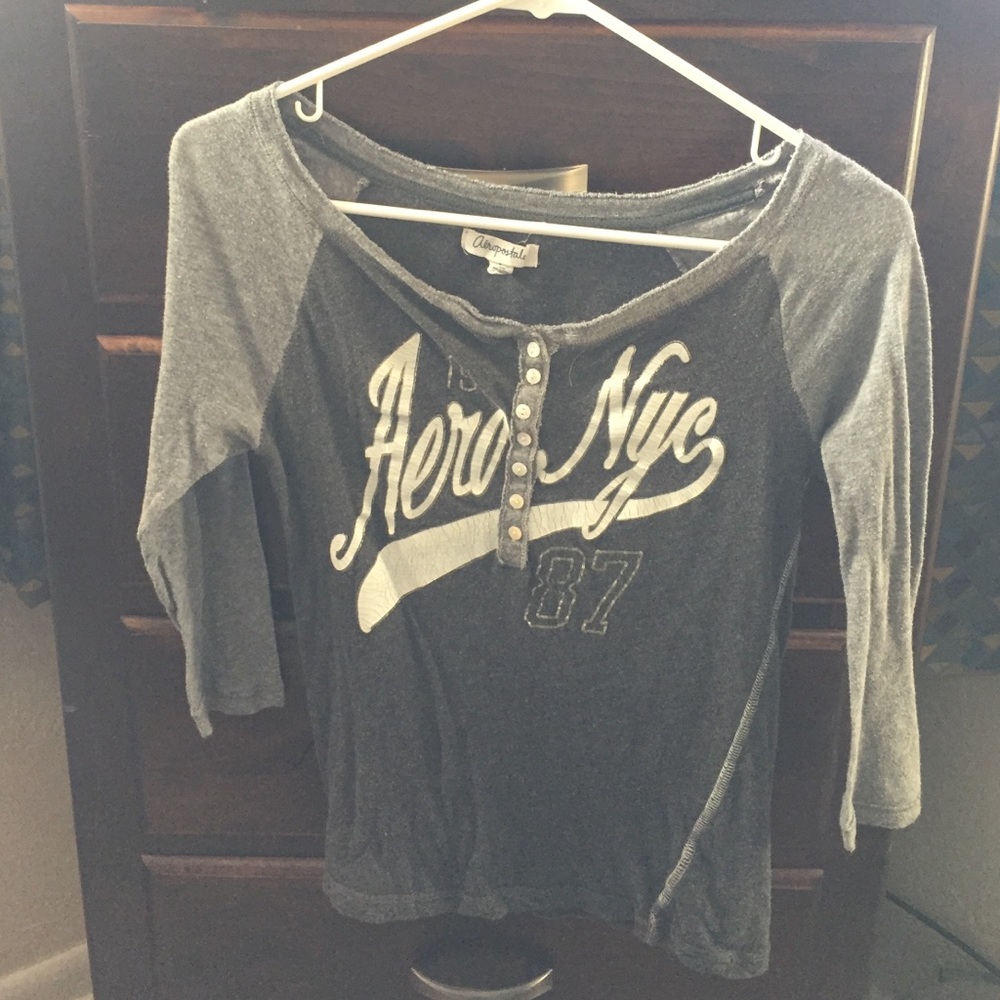 Baseball style T-shirt