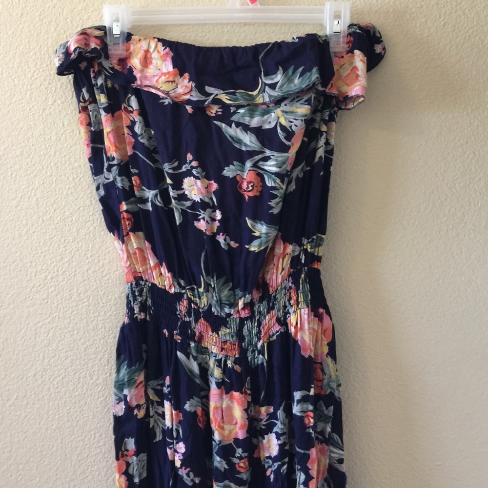 Strapless romper