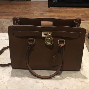 Michael Kors Hamilton Leather Bag