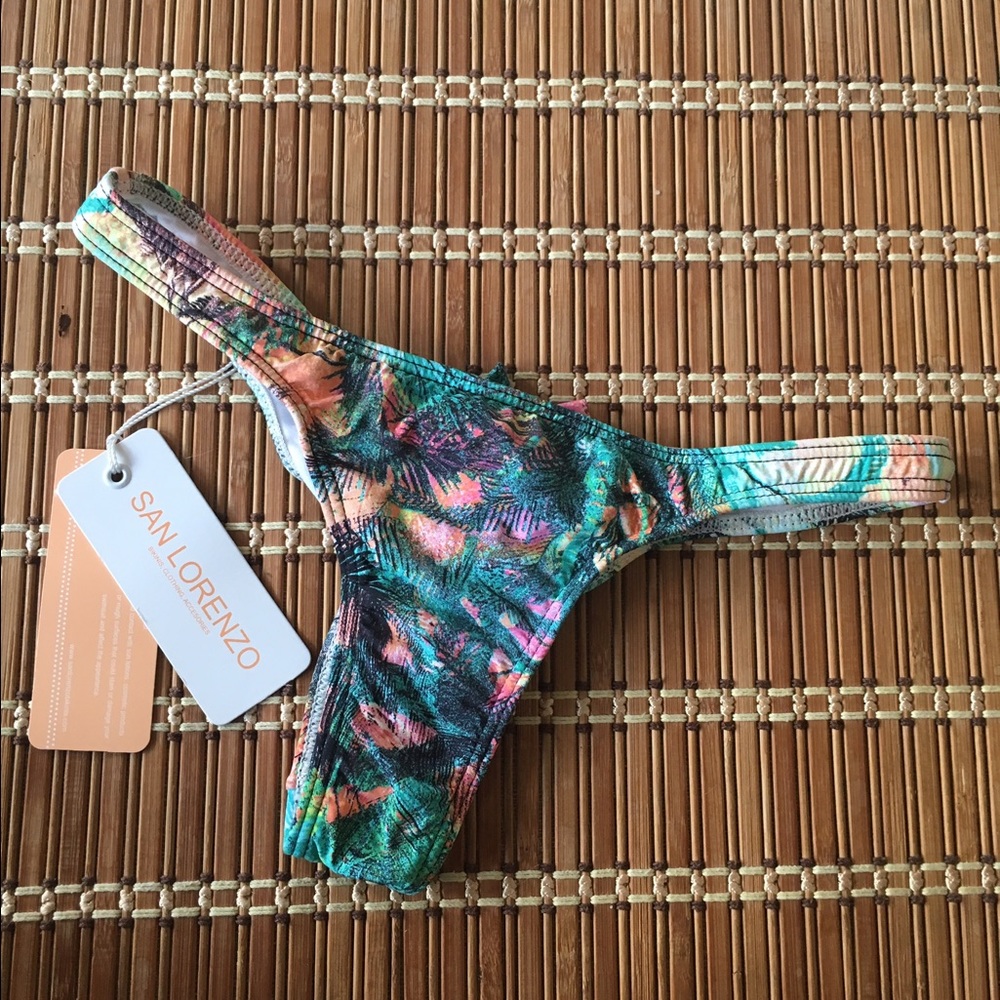 NWT San Lorenzo bikini thong