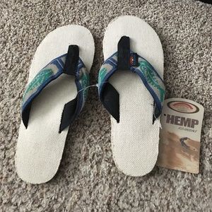 Rainbow Hemp sandals