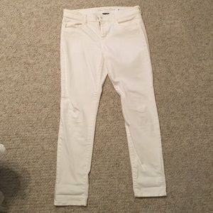 american eagle jeggings in white
