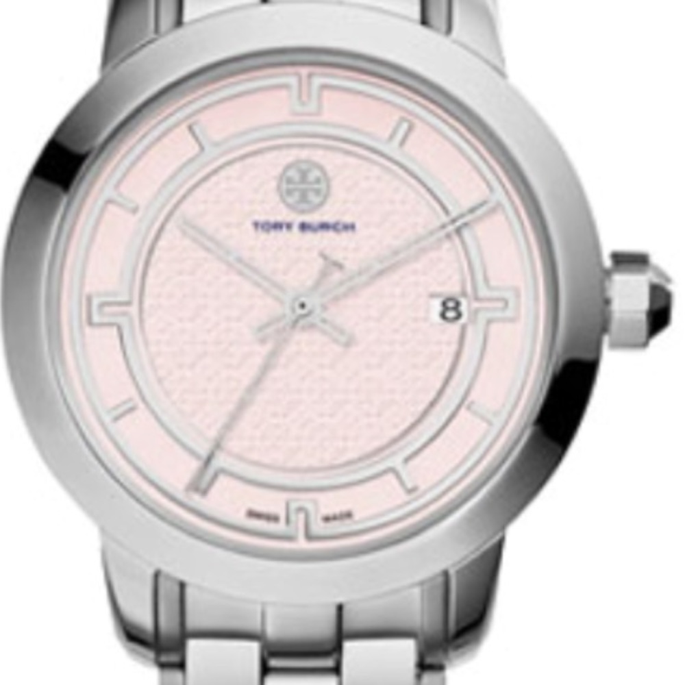 TORY WATCH, STAINLESS STEEL/PINK, 37mm