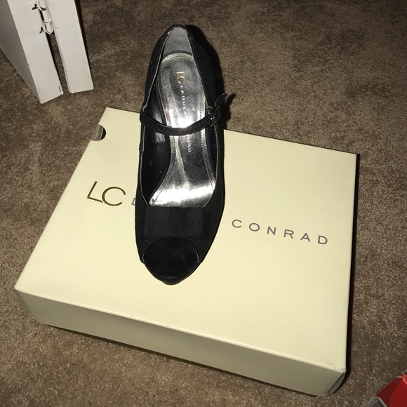 Lauren Conrad plat-form peep-toe wedges - Picture 2 of 4