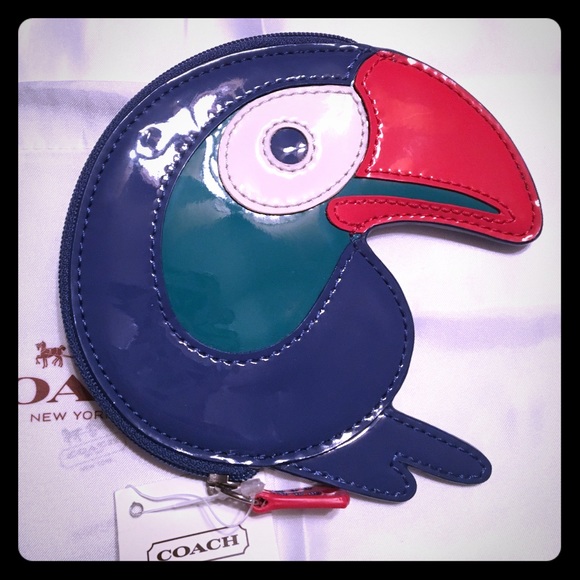 Coach Accessories - NWT Coach Toucan Novelty Coin Purse🌴