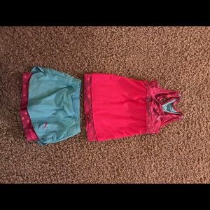 Girls Size 6 skort and tank outfit