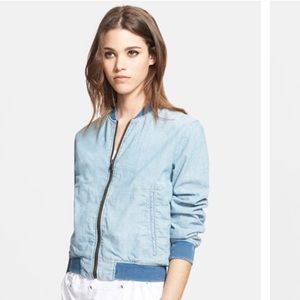 rag & bone/ jean chambray bomber jacket