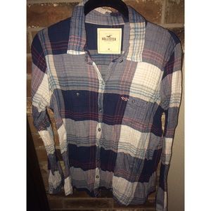 Hollister plaid shirt