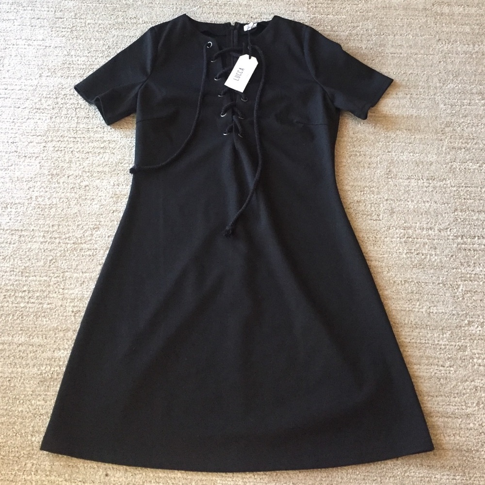 Lucca Couture Front Tie Dress
