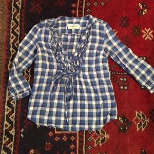 Plaid blouse