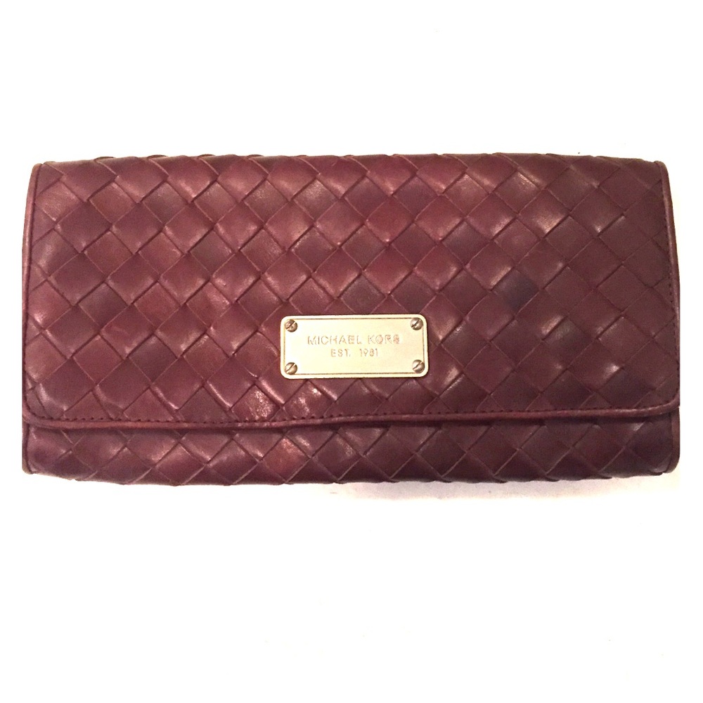 Michael Kors Woven Clutch