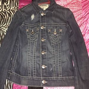I am selling a True Religion trucker jean jacket