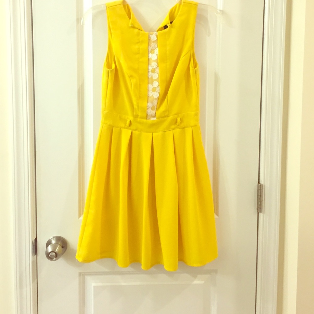 Sunny yellow dress