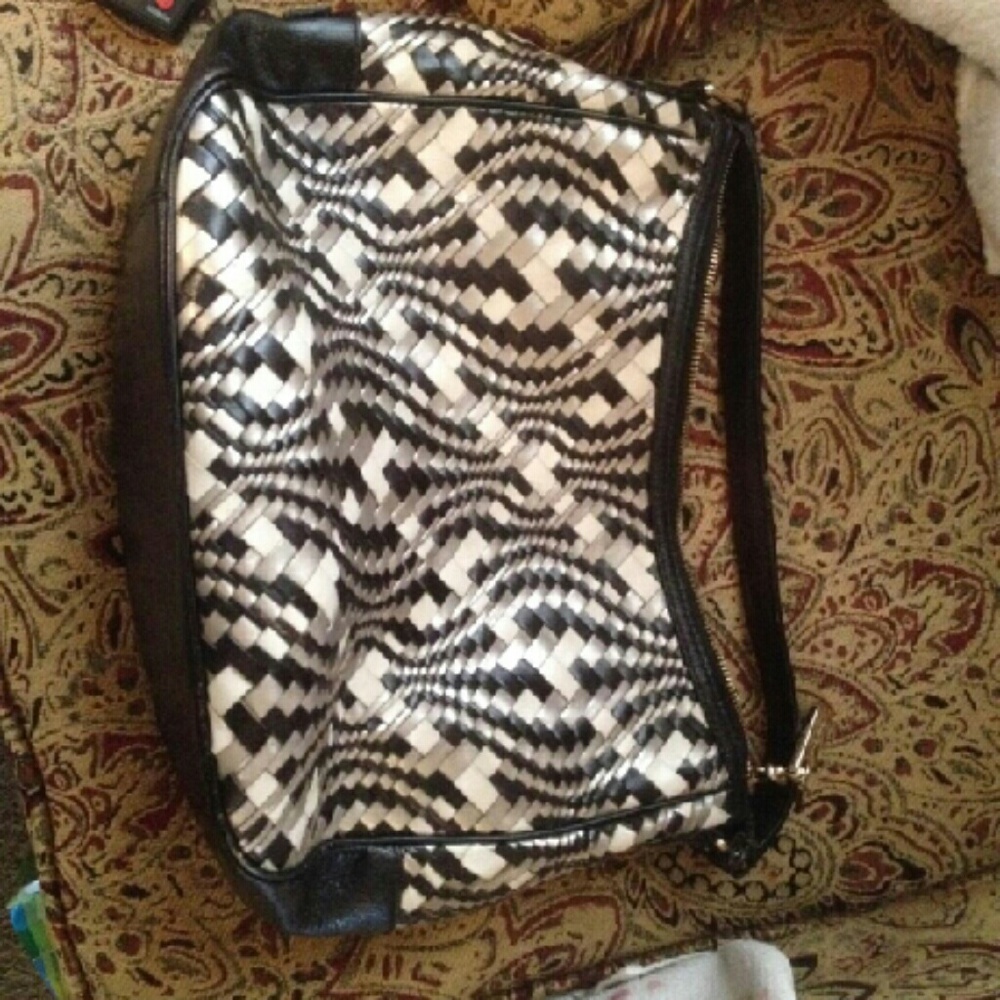 Cole Haan optic weave hobo