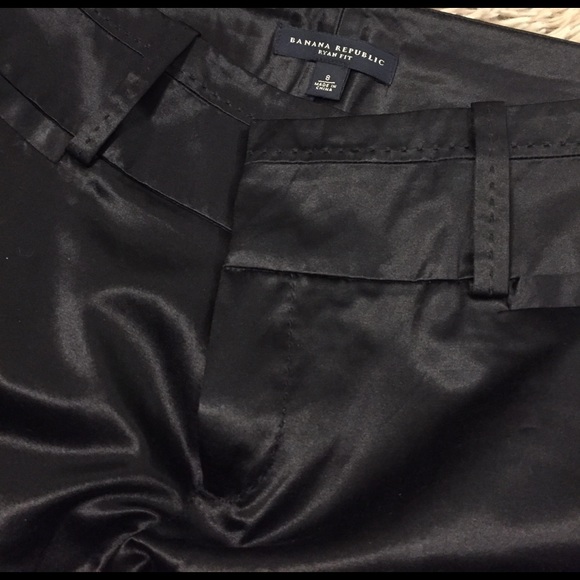 Banana Republic Silk Blend Black Long Ryan Trouser - Picture 3 of 8