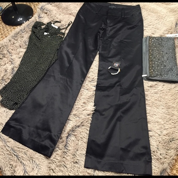 Banana Republic Silk Blend Black Long Ryan Trouser - Picture 4 of 8