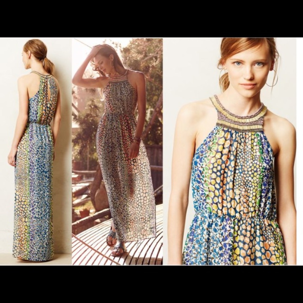 Anthropologie maxi dress
