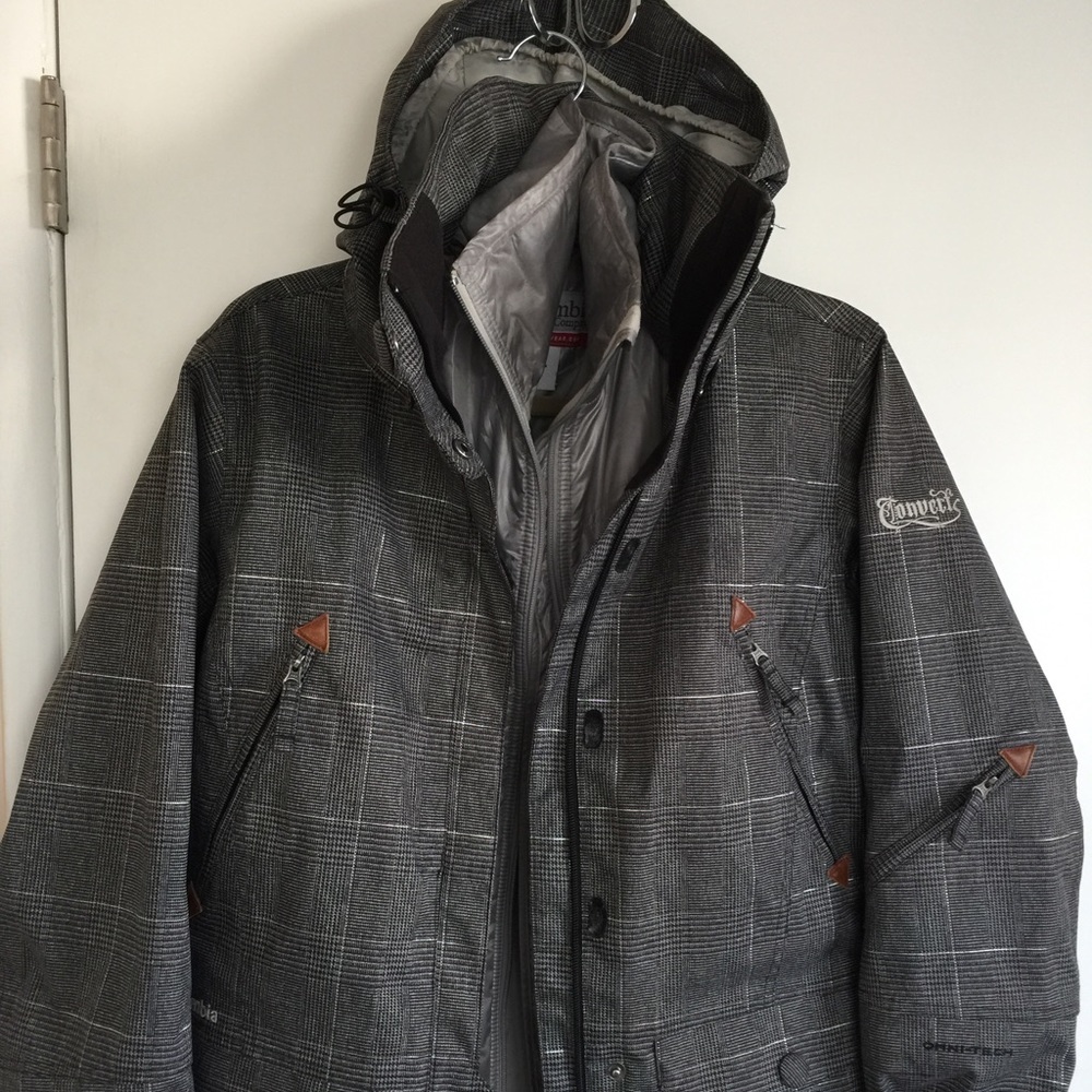 Columbia Hard Shell Snow Jacket with Vest Liner