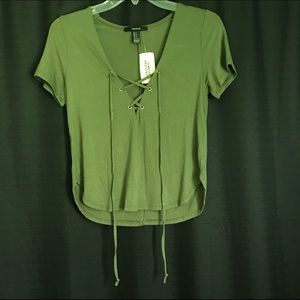Forever 21 Tie Top