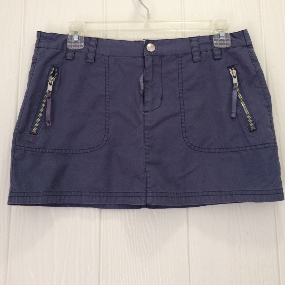 J. Lo Blue mini skirt
