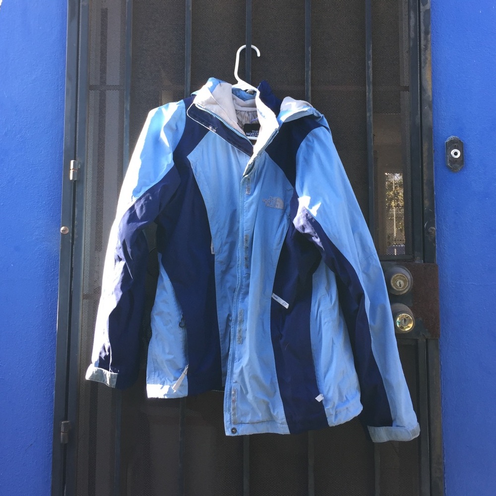 North Face rain coat
