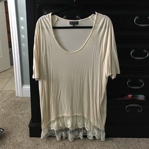 POL oversized top size Small