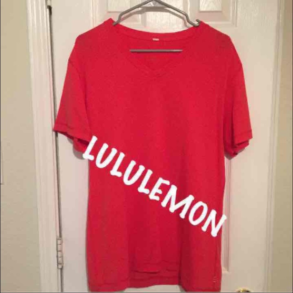 *WILLING TO TRADE* Lululemon Red T-Shirt