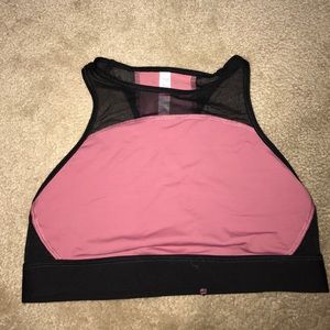 PINK VS High neck sports bra