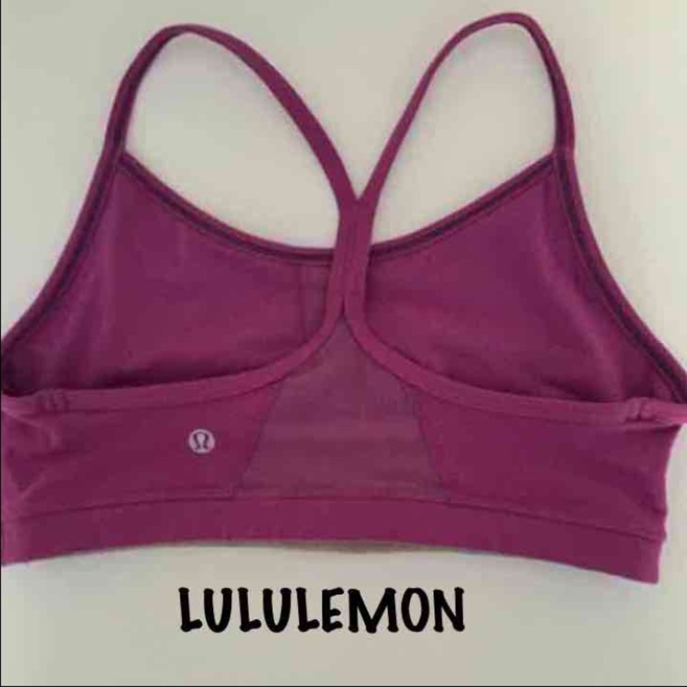 LULULEMON PURPLE/PLUM MESH BRA