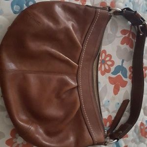 Coach small leather bag