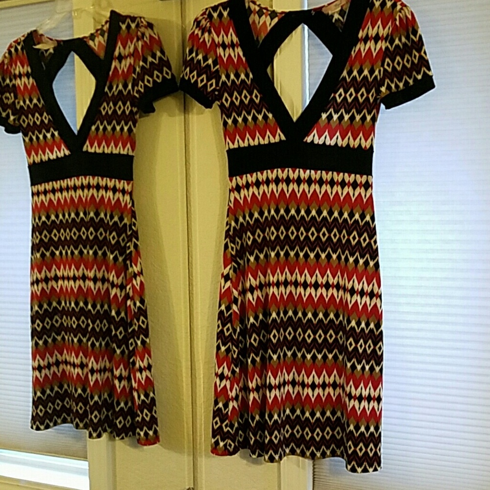 Deep V-Neck Dress