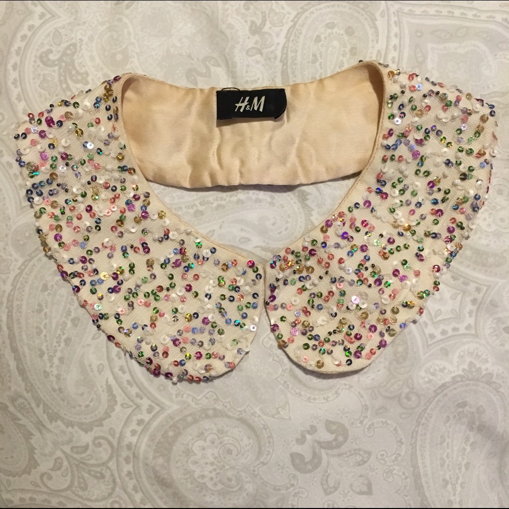 Nwot💕beautiful Sequins collar accessory 💕
