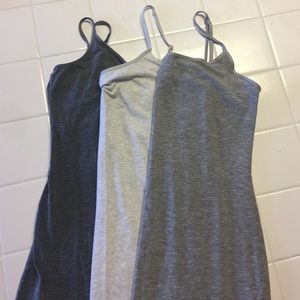 3 H&M basic cami tanks