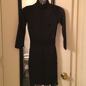 Black dress. Semi see through. Size xs