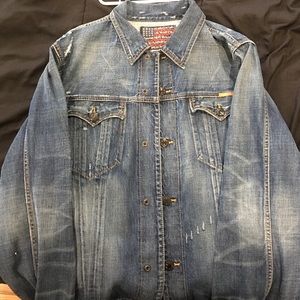 Men's true religion denim slim jacket