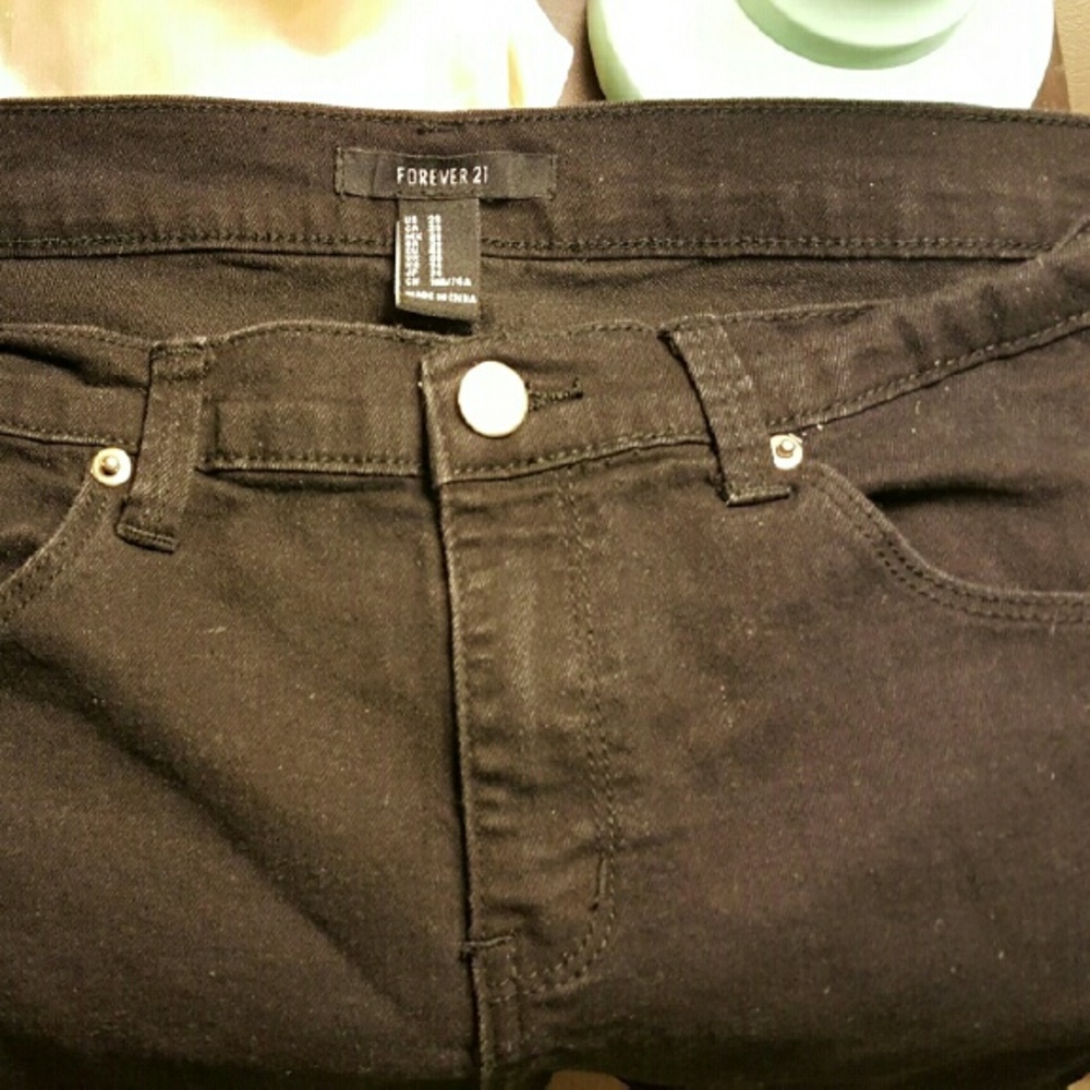 Xxbundledxxx NWOT Forever 21 Black Skinny Jeans