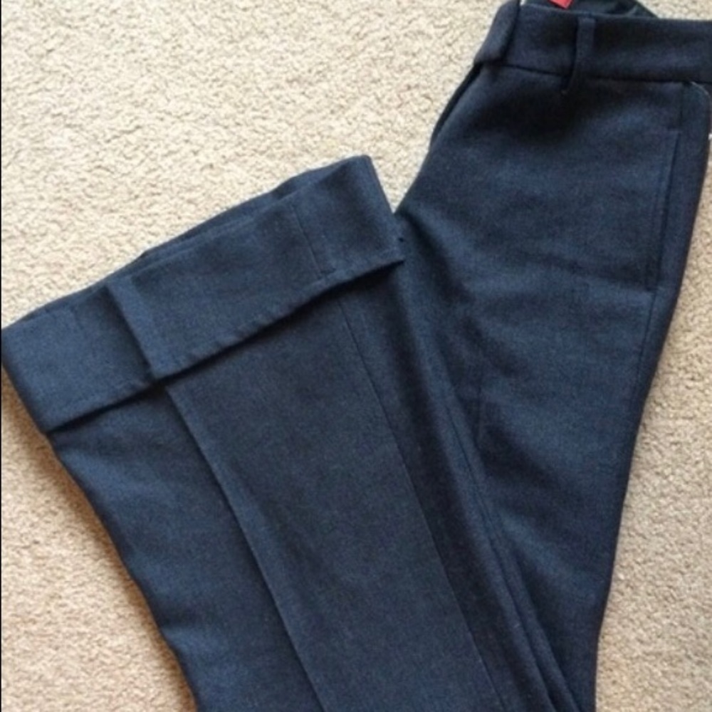Level 99 Wide Legged Tweed/Wool Pant 24 Low Rise