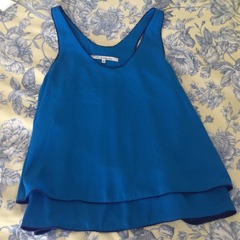 Rachel Roy blue top