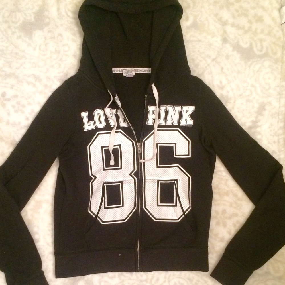 Love PINK zip up hoodie