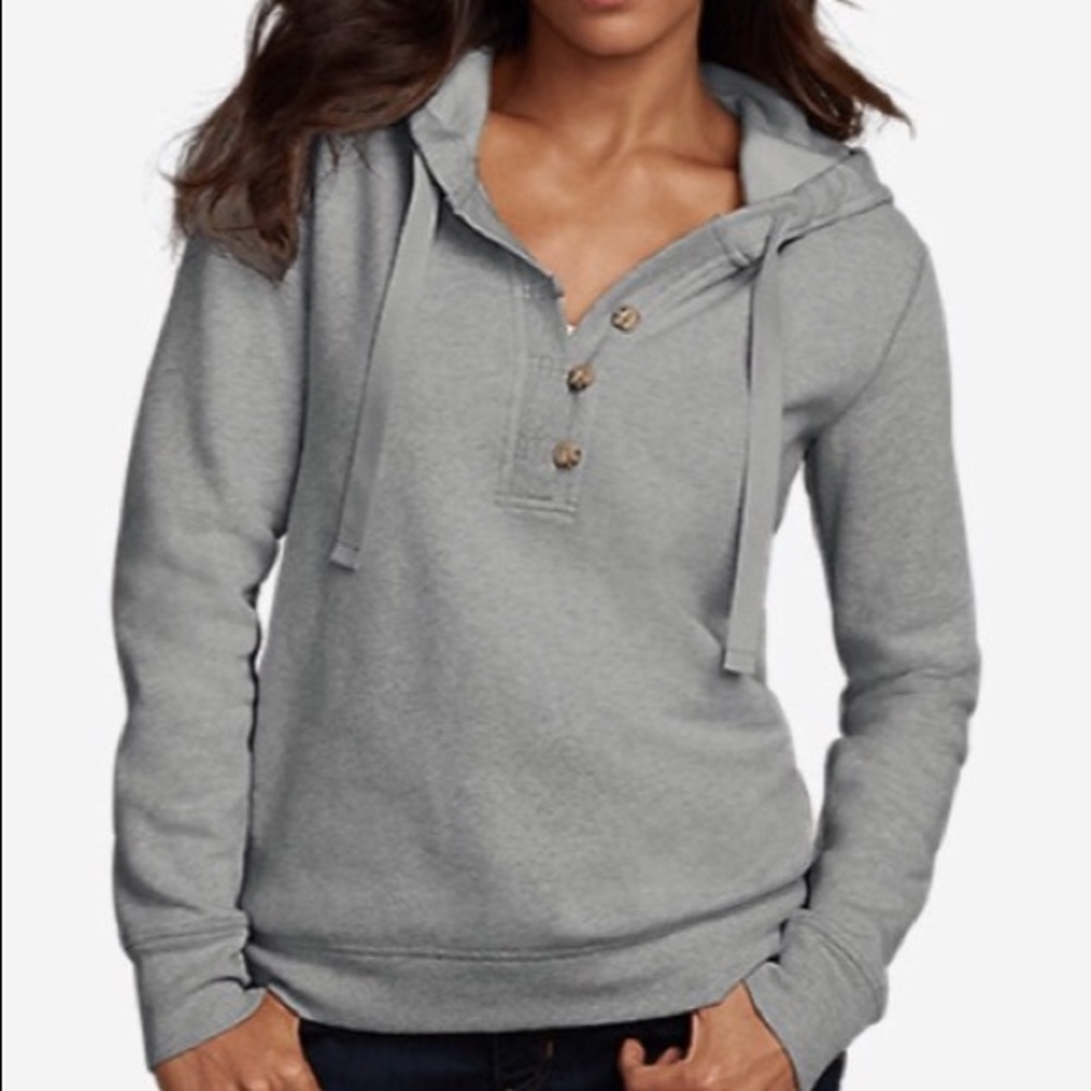 Eddie Bauer Women's Brushed Fleece Hooded Pullover