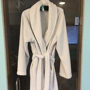 White soft robe