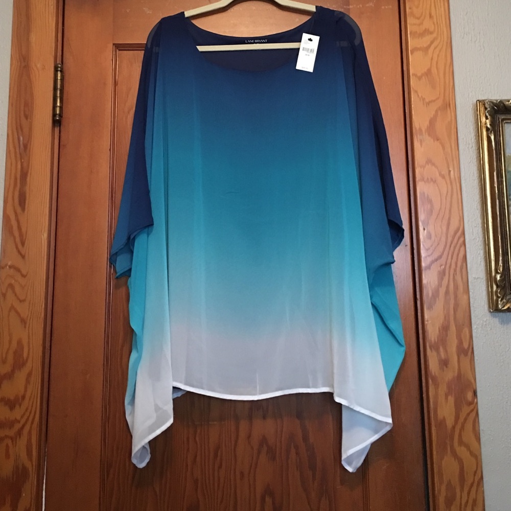 Asymmetric ombré top for mermaids!