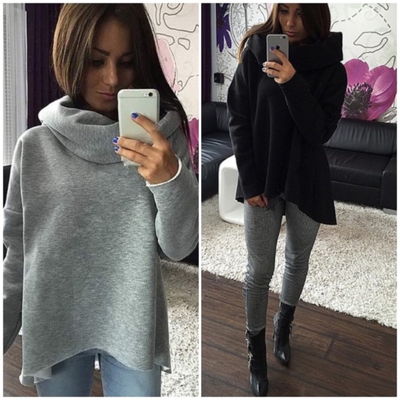 Turtle neck black sweater shirt! Comfy Pullover - Picture 2 of 3