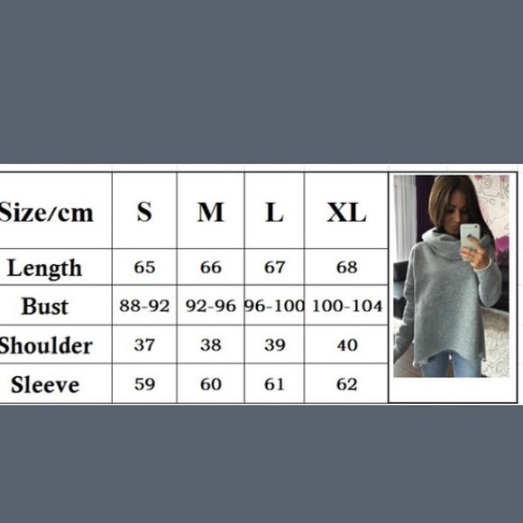 Turtle neck black sweater shirt! Comfy Pullover - Picture 3 of 3