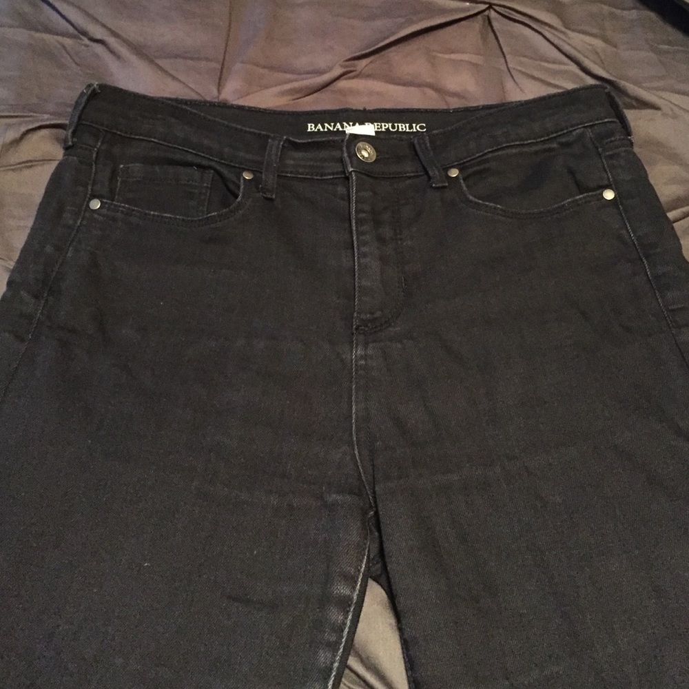 Host Pick Banana Republic Black Skinny Jeans - Picture 4 of 4