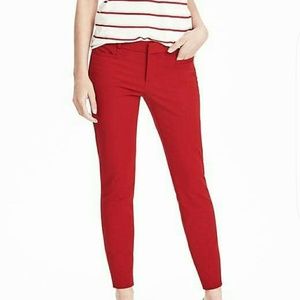 Banana Republic Red Sloan Pants