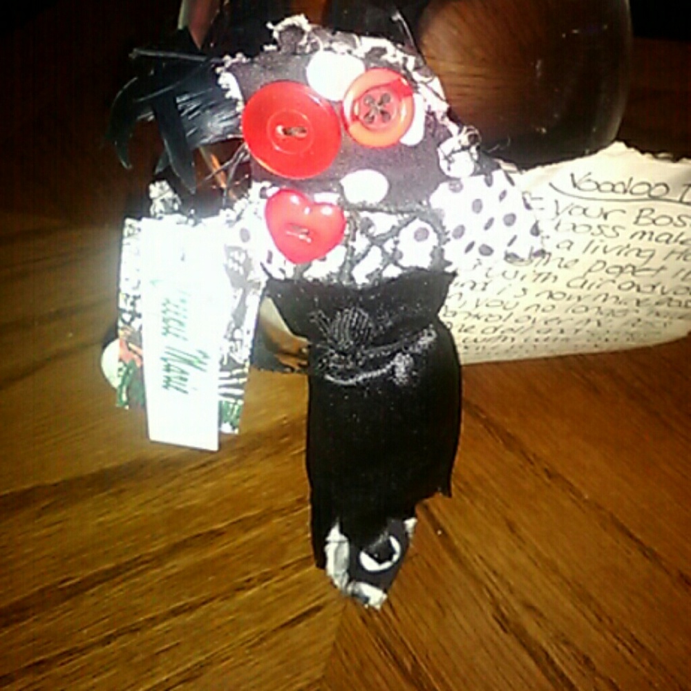 Put a hex on your boss voodoo doll
