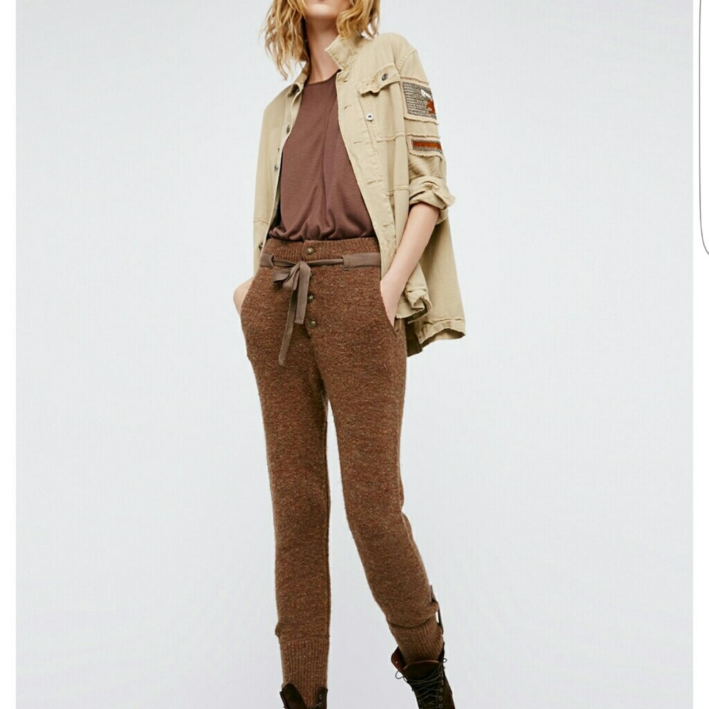 Free People Brandywine cozy pants Brand New