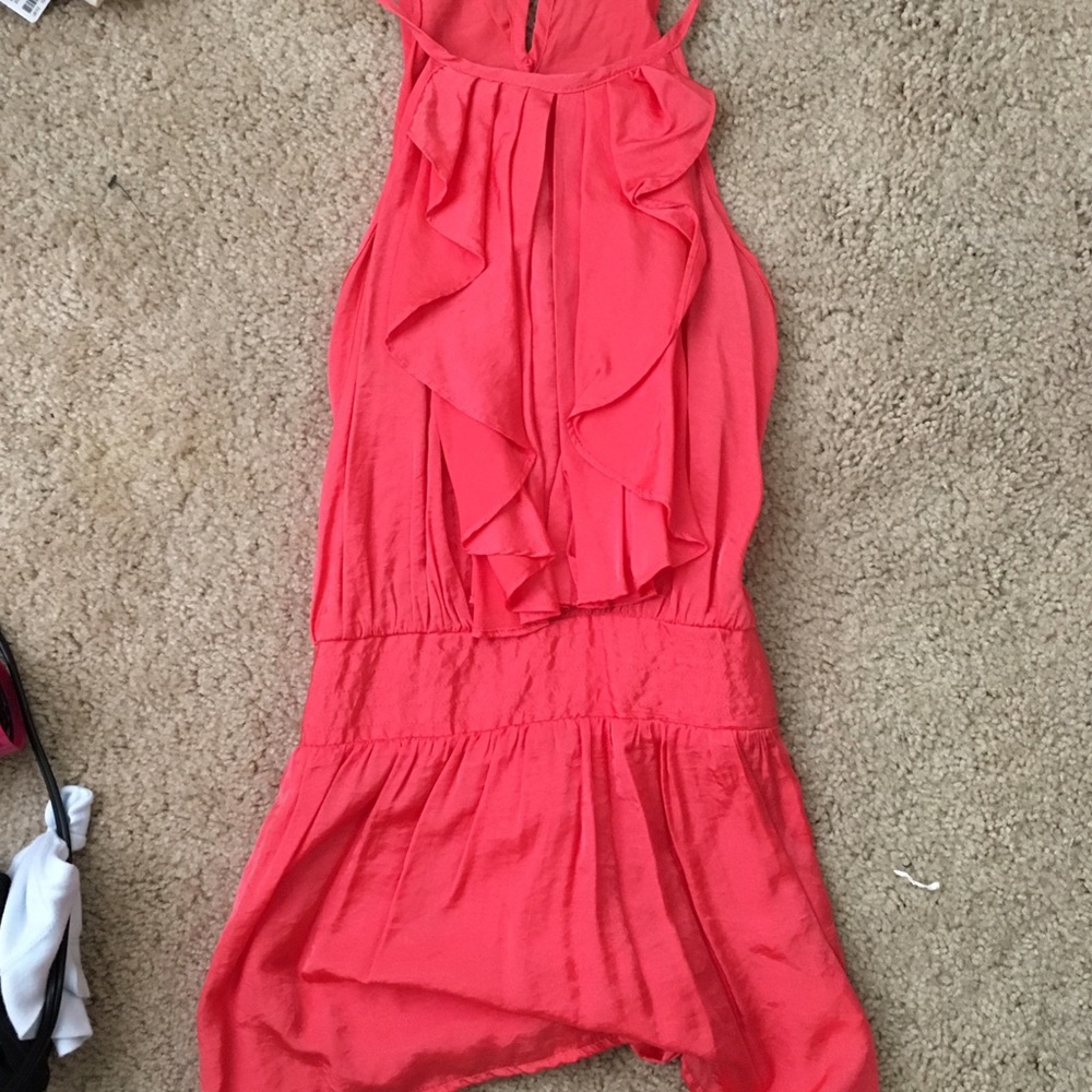 Pink satin top